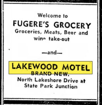 Lakewood Motel - June 1953 Opening